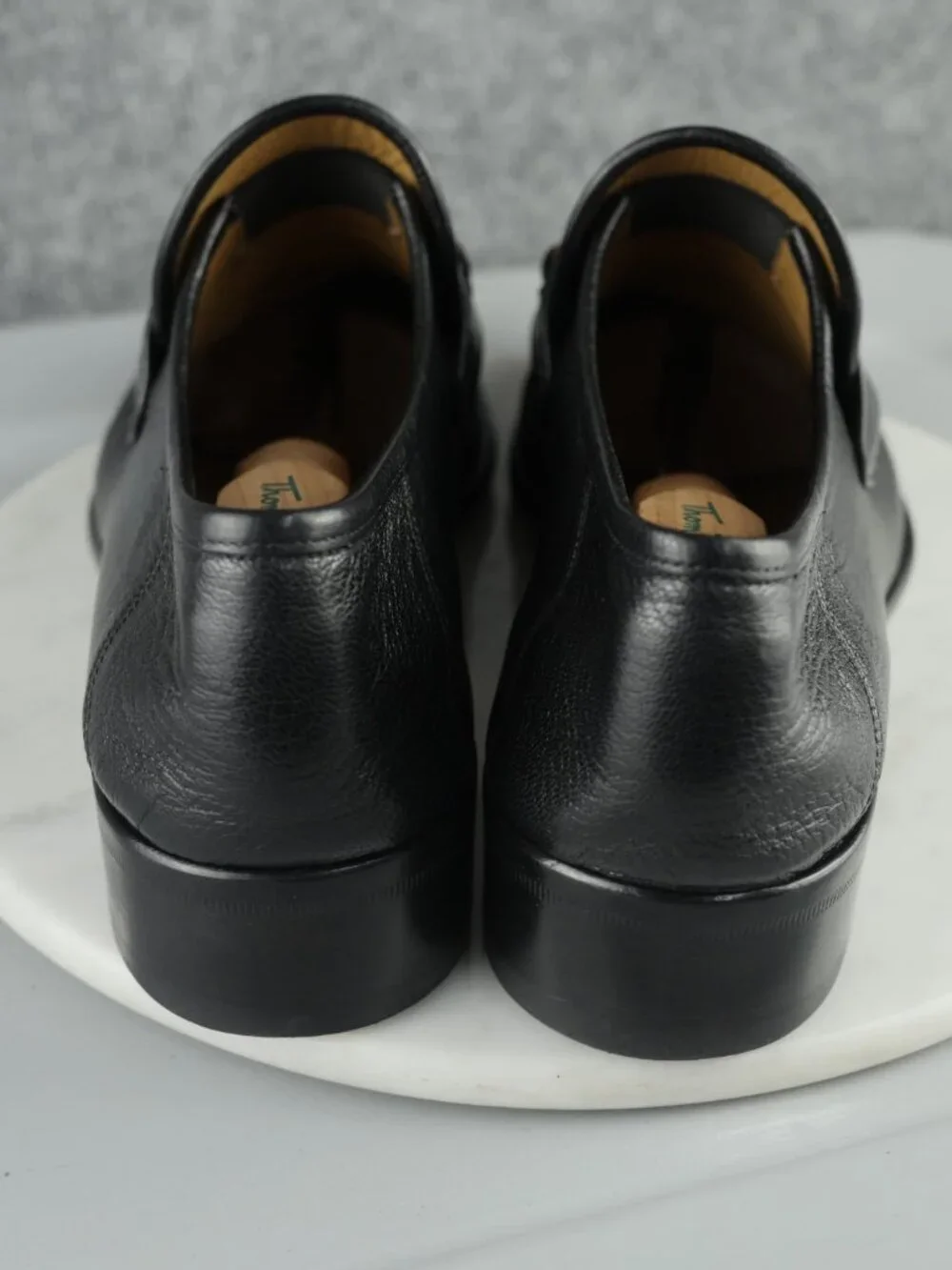 Gucci Men's Black Leather Horsebit Loafers Made in Italy Size 11.5 Slip On
